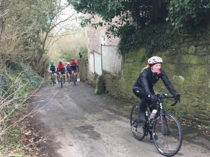 Cyclists from Velo Club Walcot take part in the 2018 Classics Ride